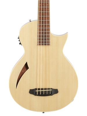 ESP LTD TL-5 Thinline 5-String Acoustic Electric Bass Guitar Body Angled View